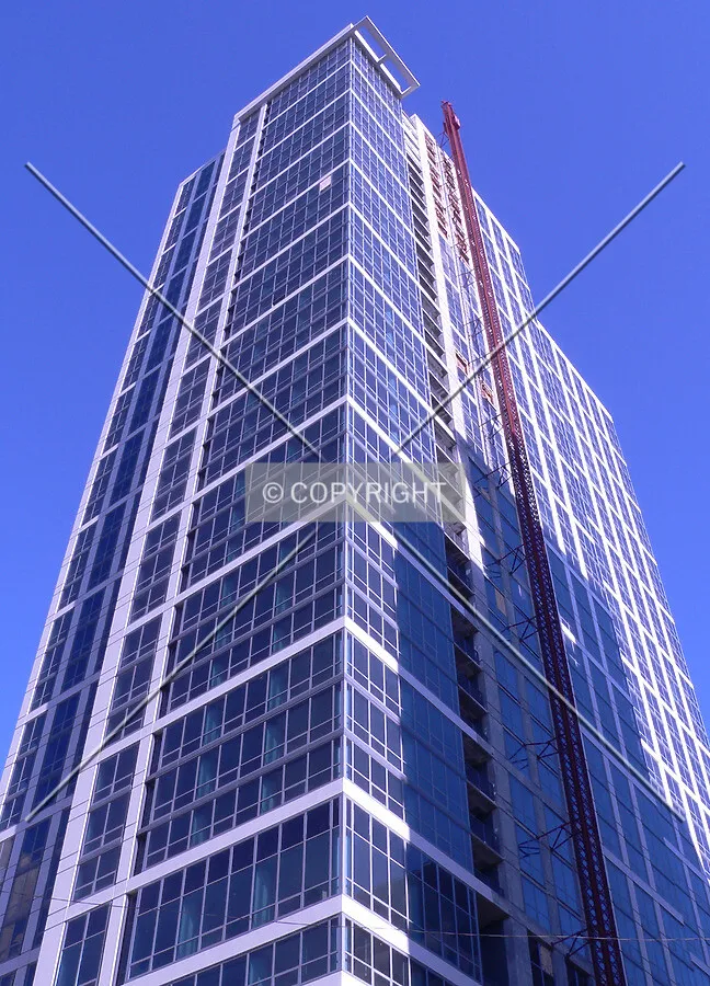 View up the southwest corner