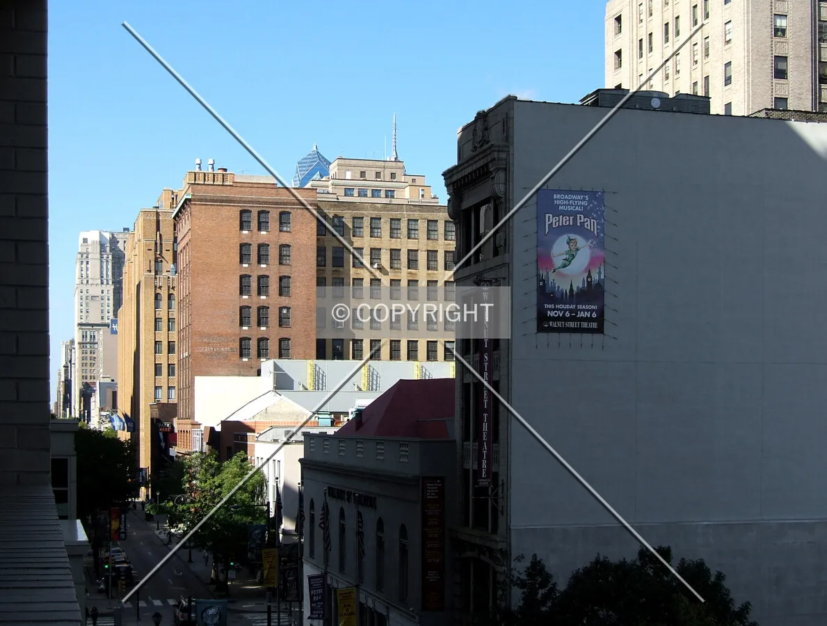 View northwest from 8th Street