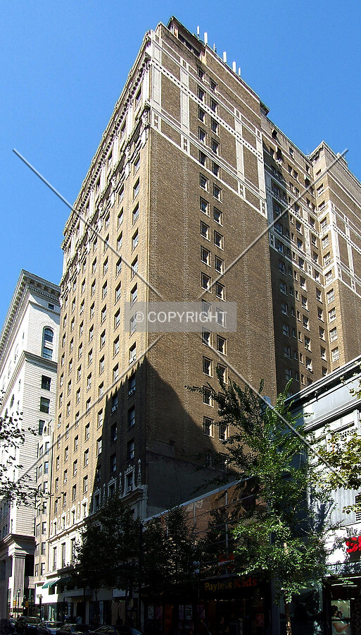 View from the southeast on Chestnut Street