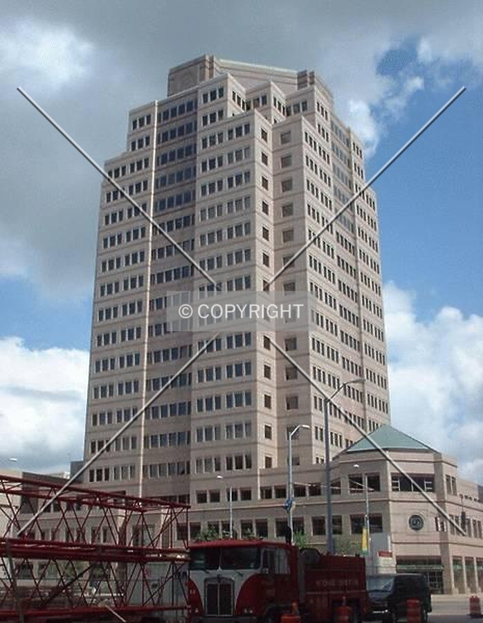 Southwest corner from 2nd Street