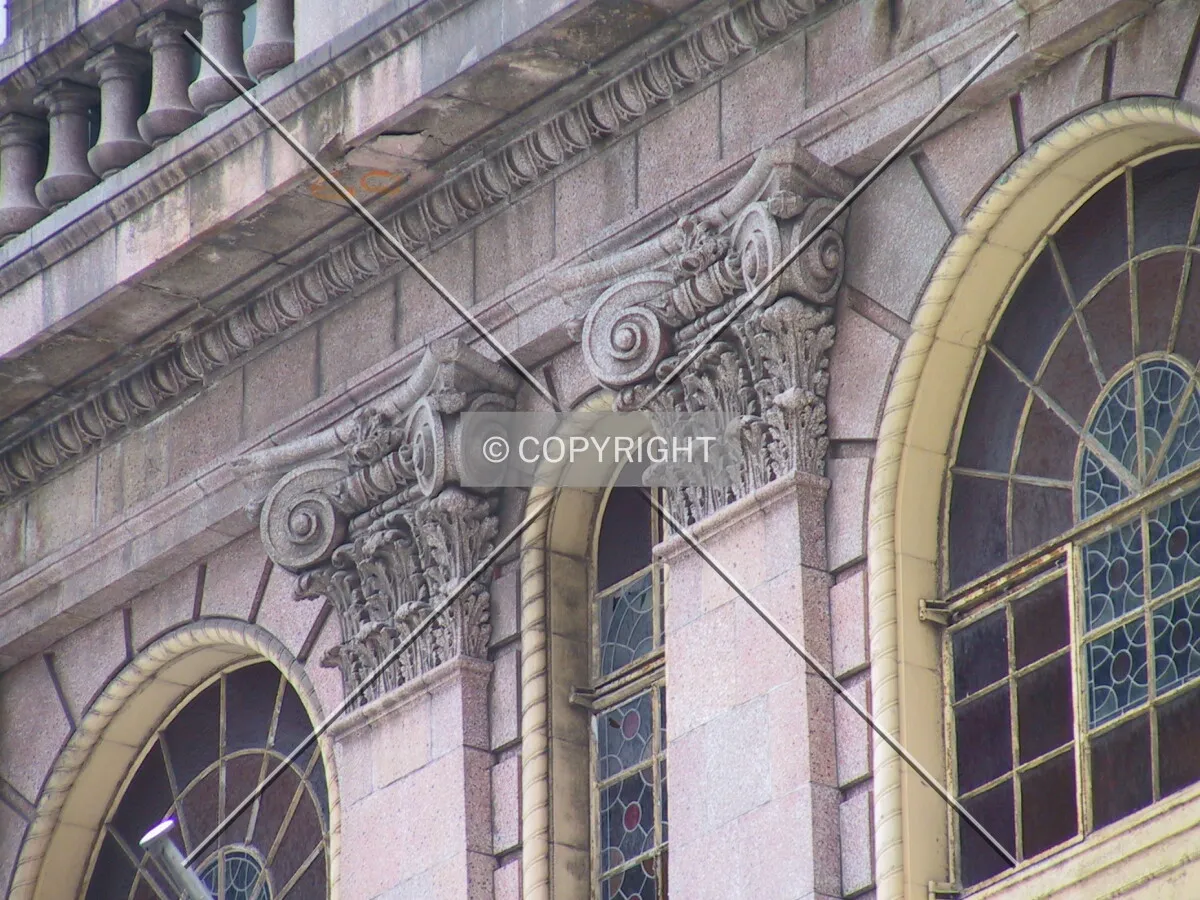 West facade detail
