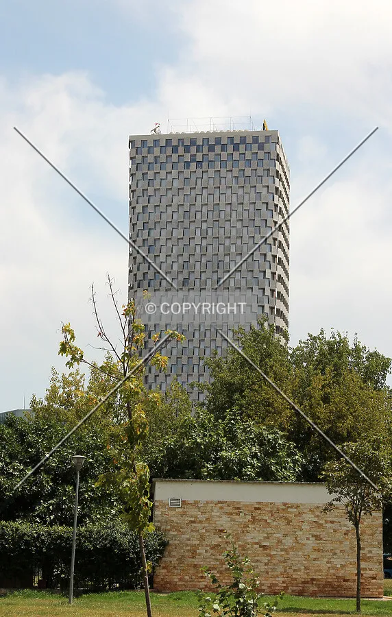 Top of the building.
