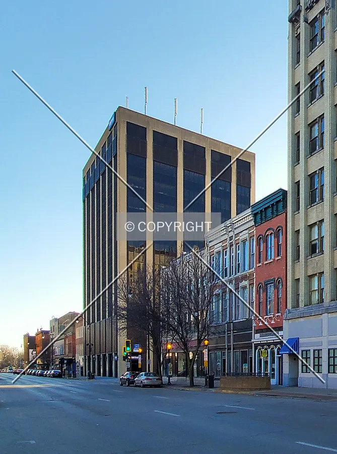 Northeast view; February 2, 2020