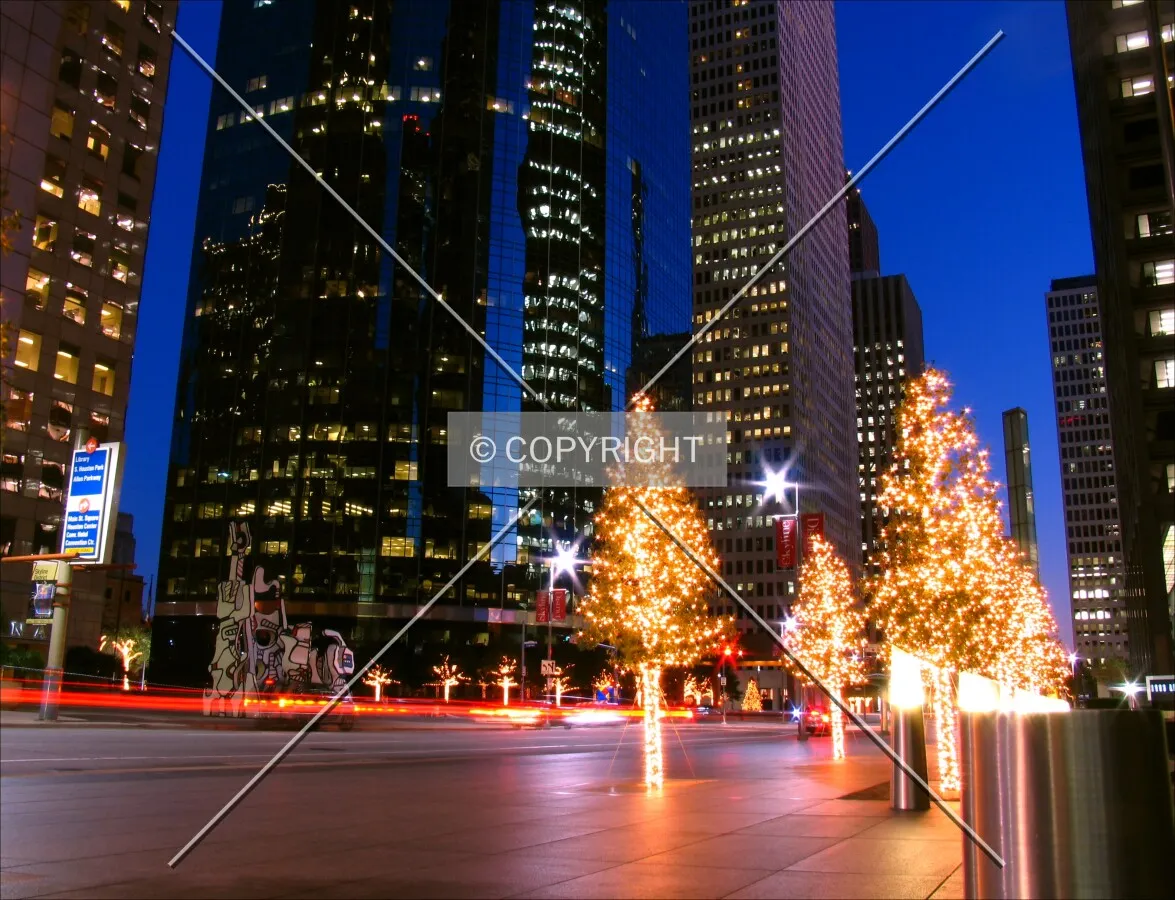 Looking north in the center of Downtown