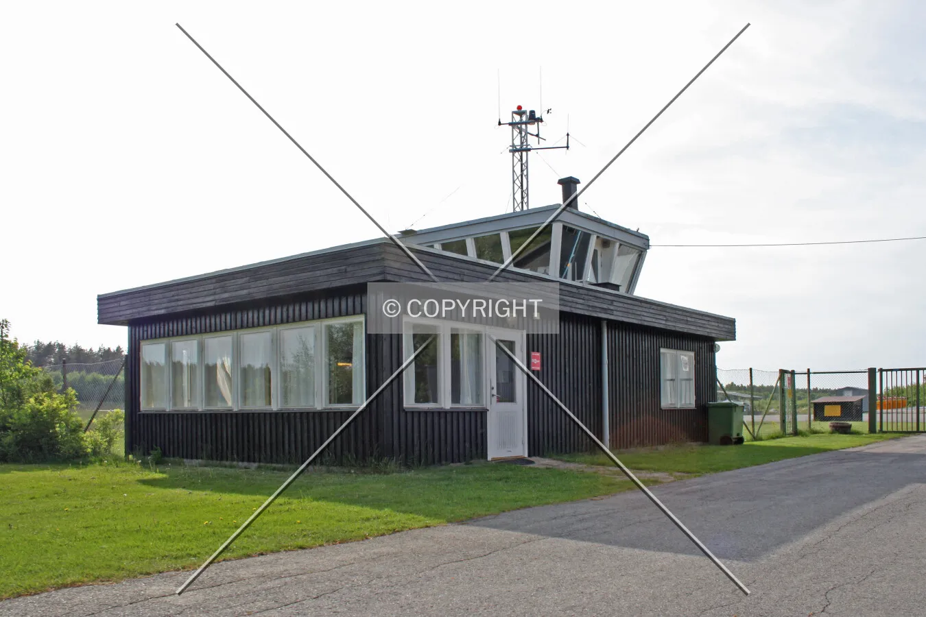 An air traffic control center