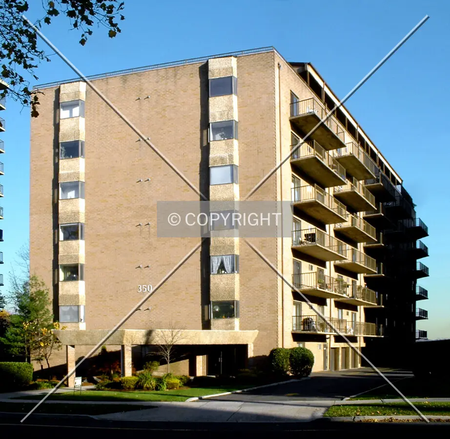 View from the west across Prospect Avenue