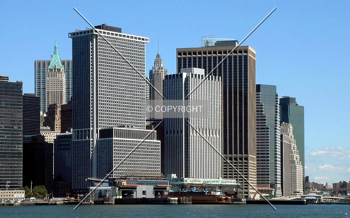 Downtown from the southwest