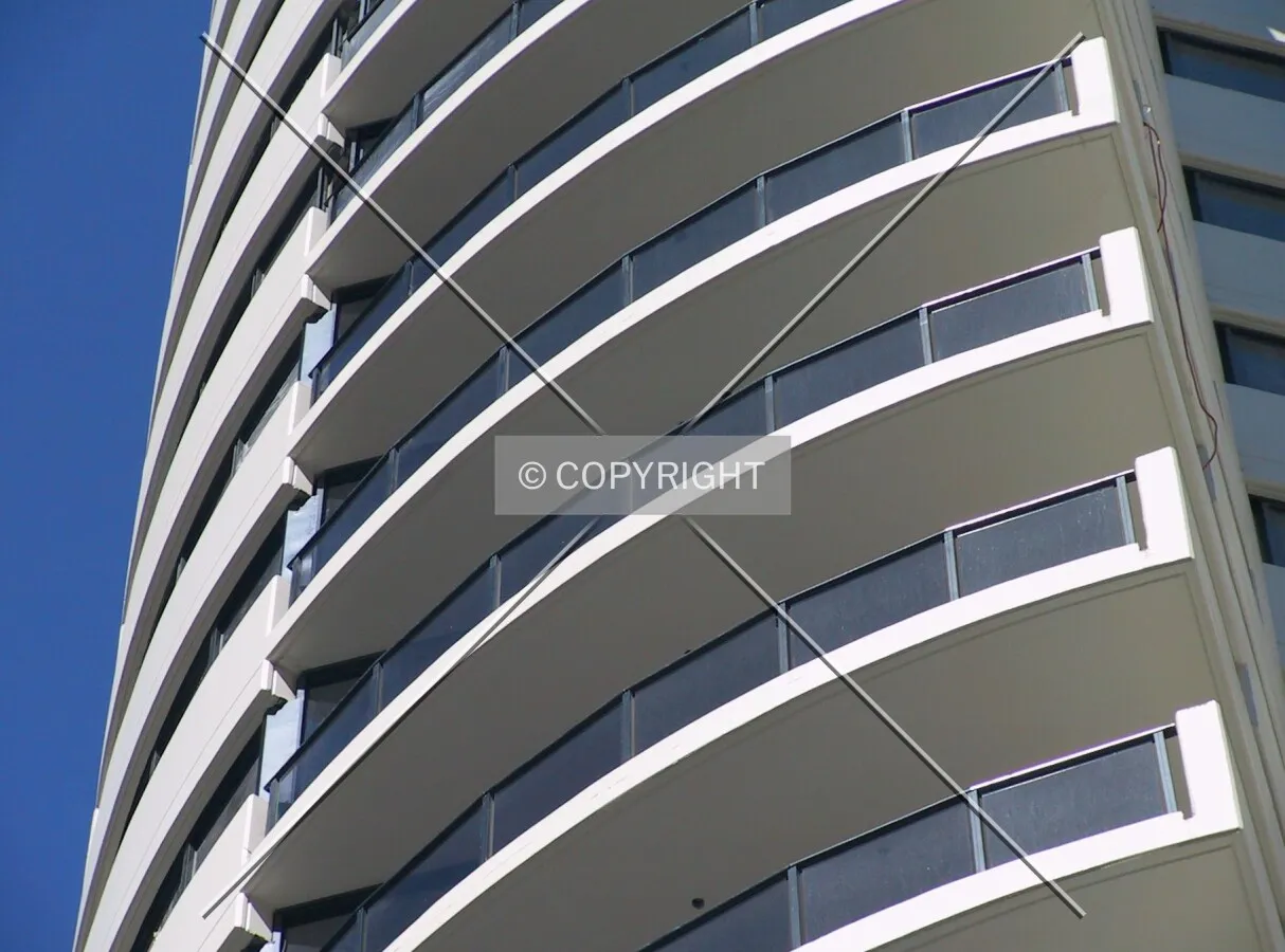 Northeast balcony detail