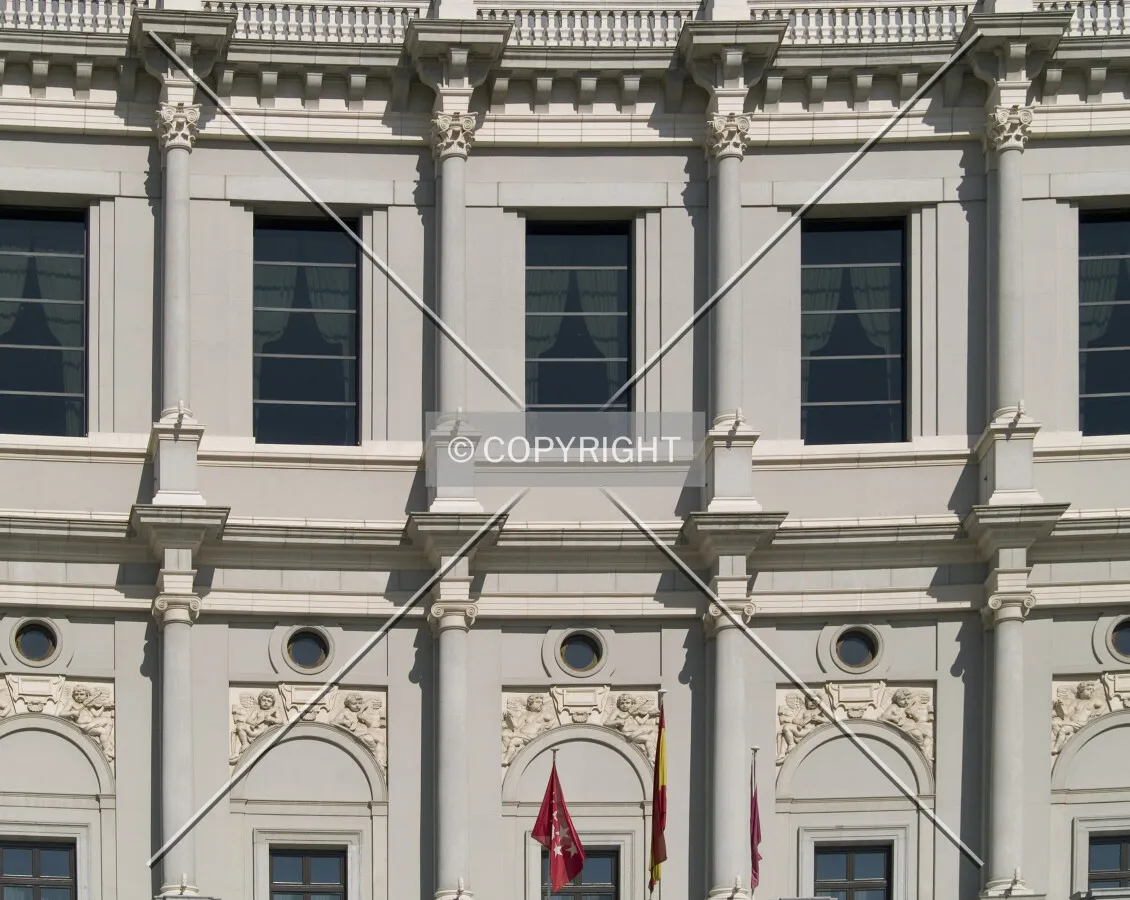 Detail of the western façade