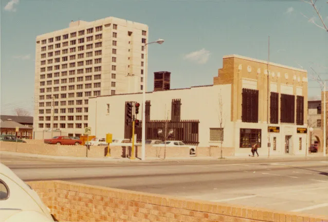 Vintage view from the southwest