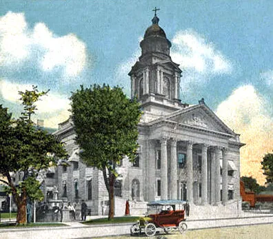 Vintage view from the southwest