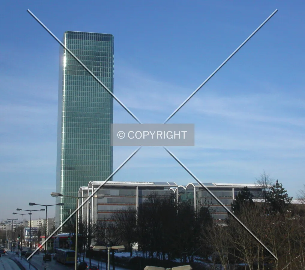 The complex as seen from the east
