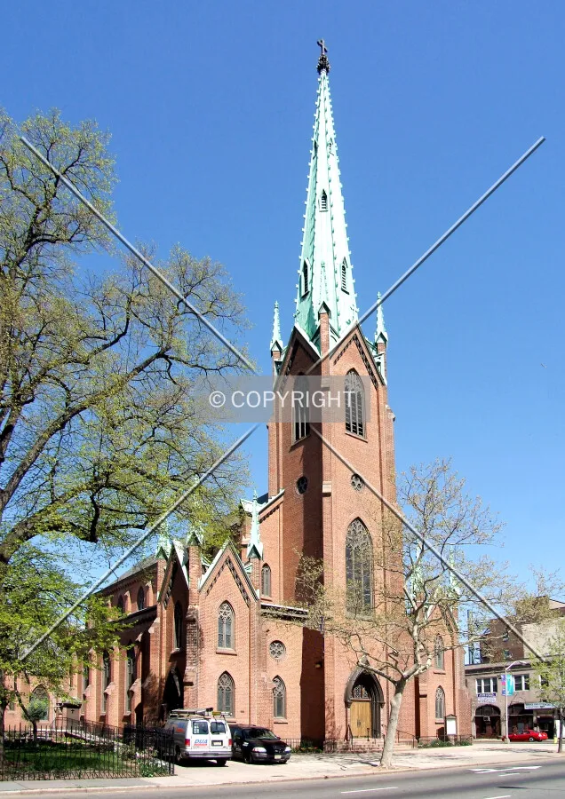 View from the southeast across Washington Street
