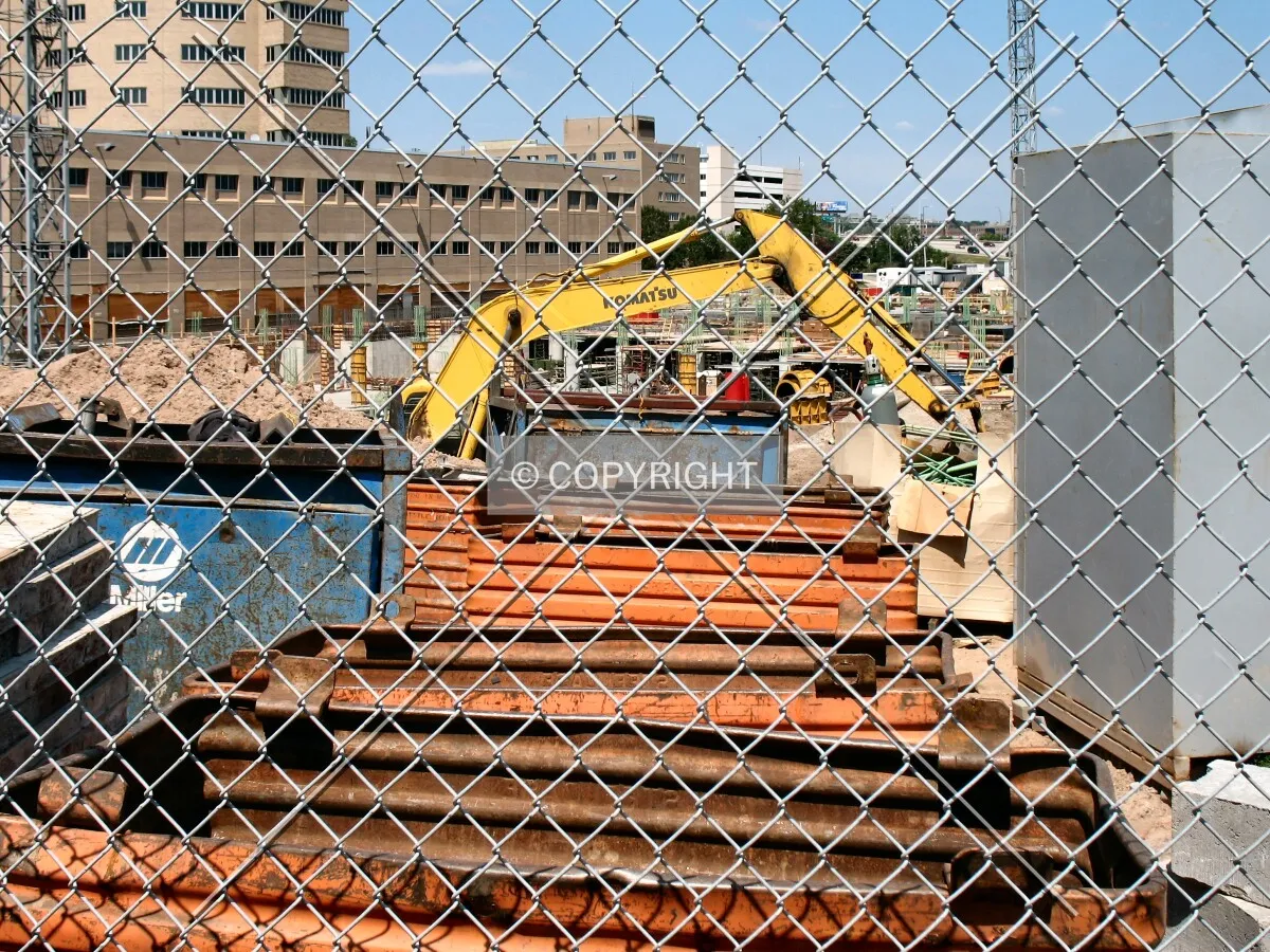 View to the north from Jackson/East 12th streets