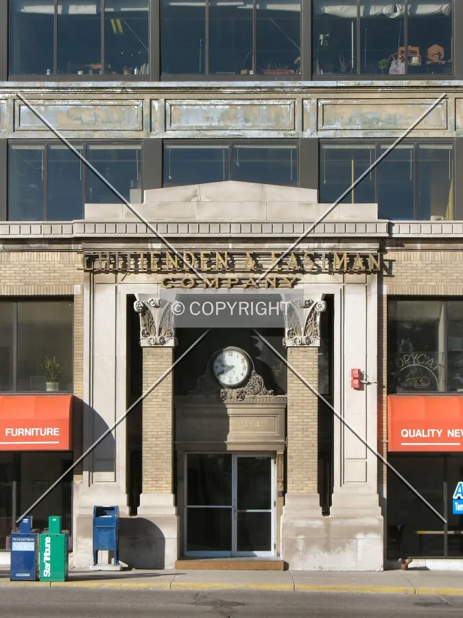 Entrance from across University Avenue, prior to residential conversion