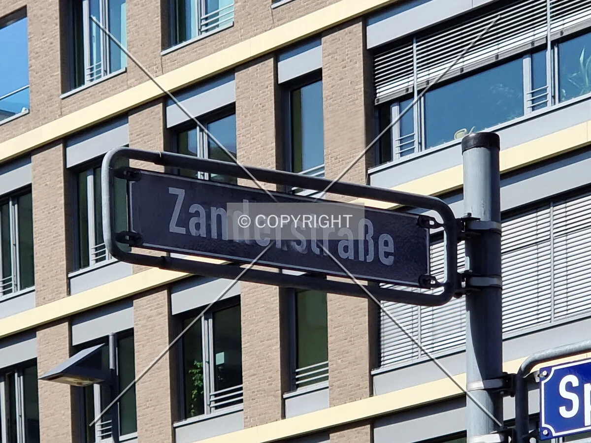 Zanderstraße in Frankfurt