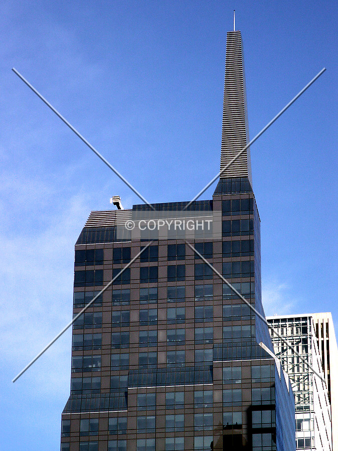 Upper floors and spire
