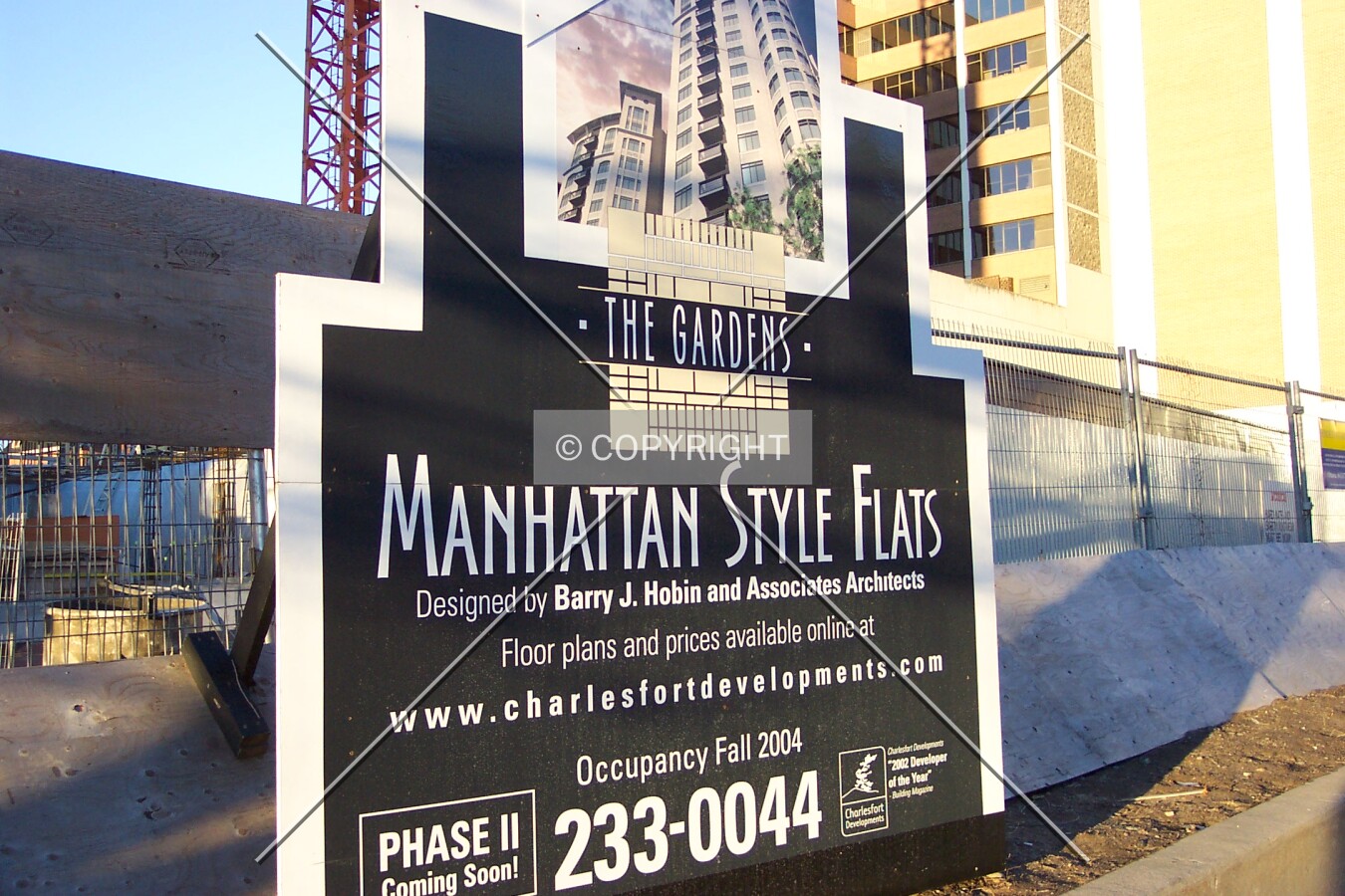 The billboard on Albert Street