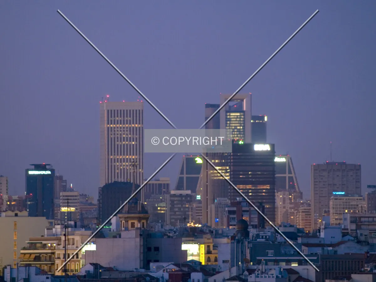 Skyline at dusk