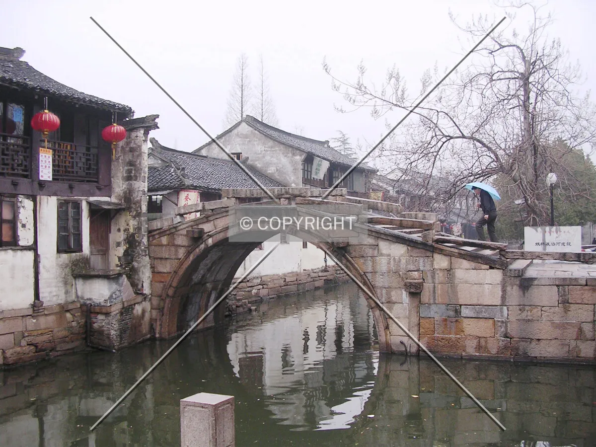 An arch bridge in China