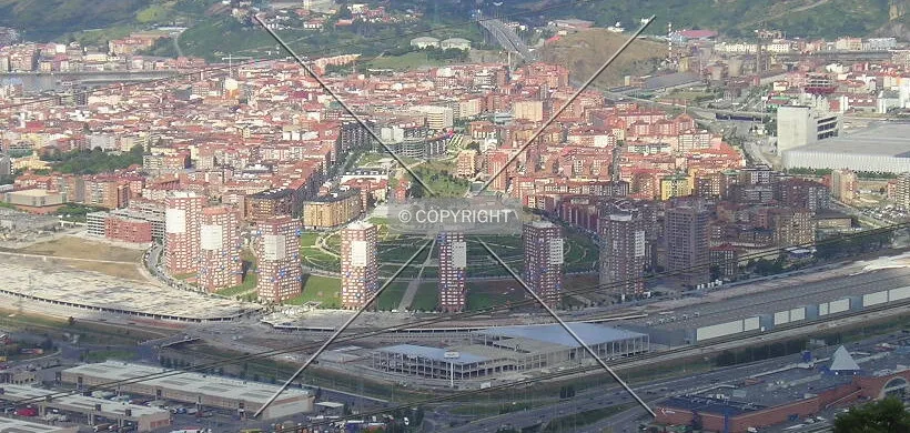 View from La Arboleda in Trapagaran