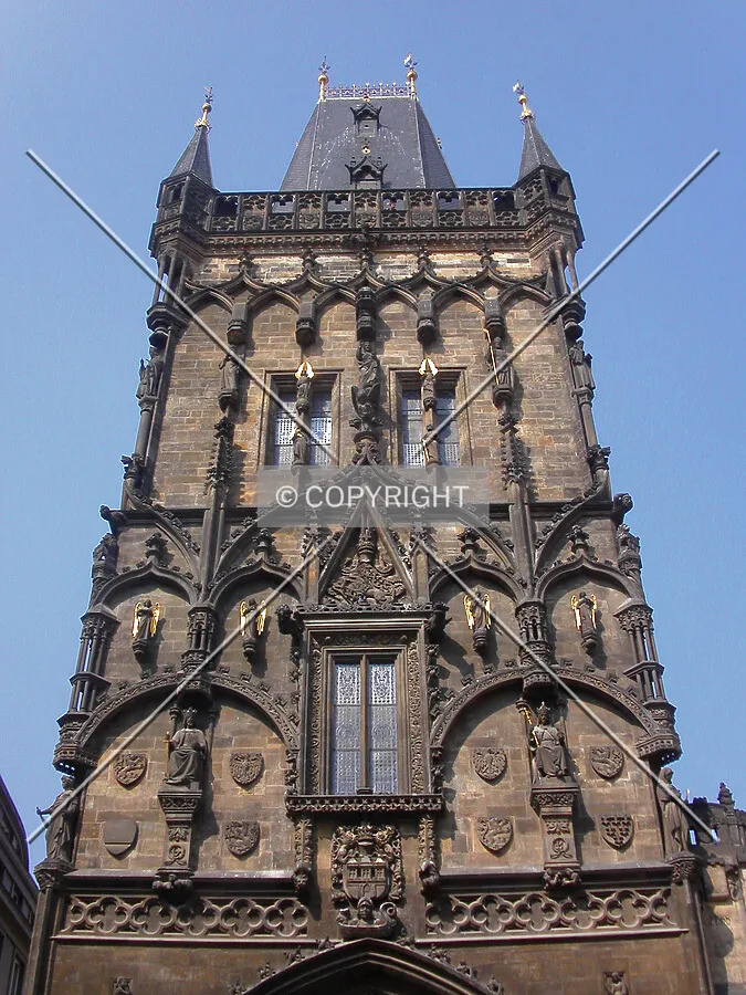 Looking up from the eastern side
