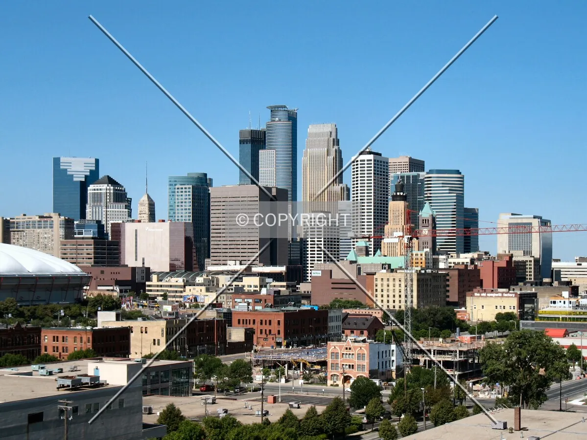 Skyline from the east