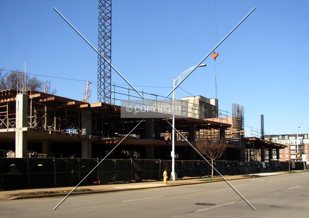 Looking northwest from South Poplar Street