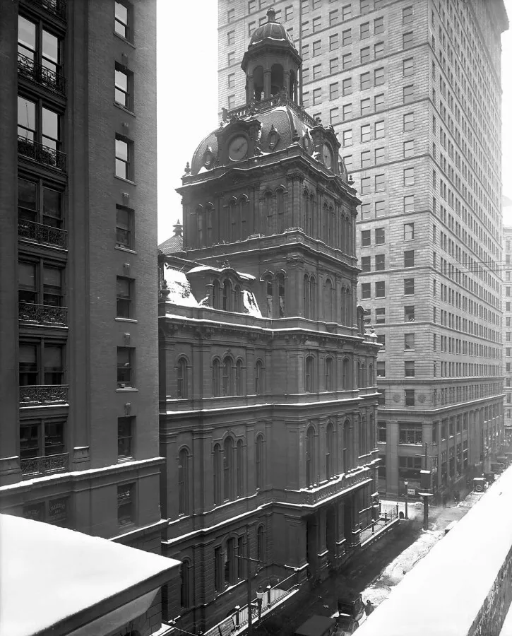 View from the southeast