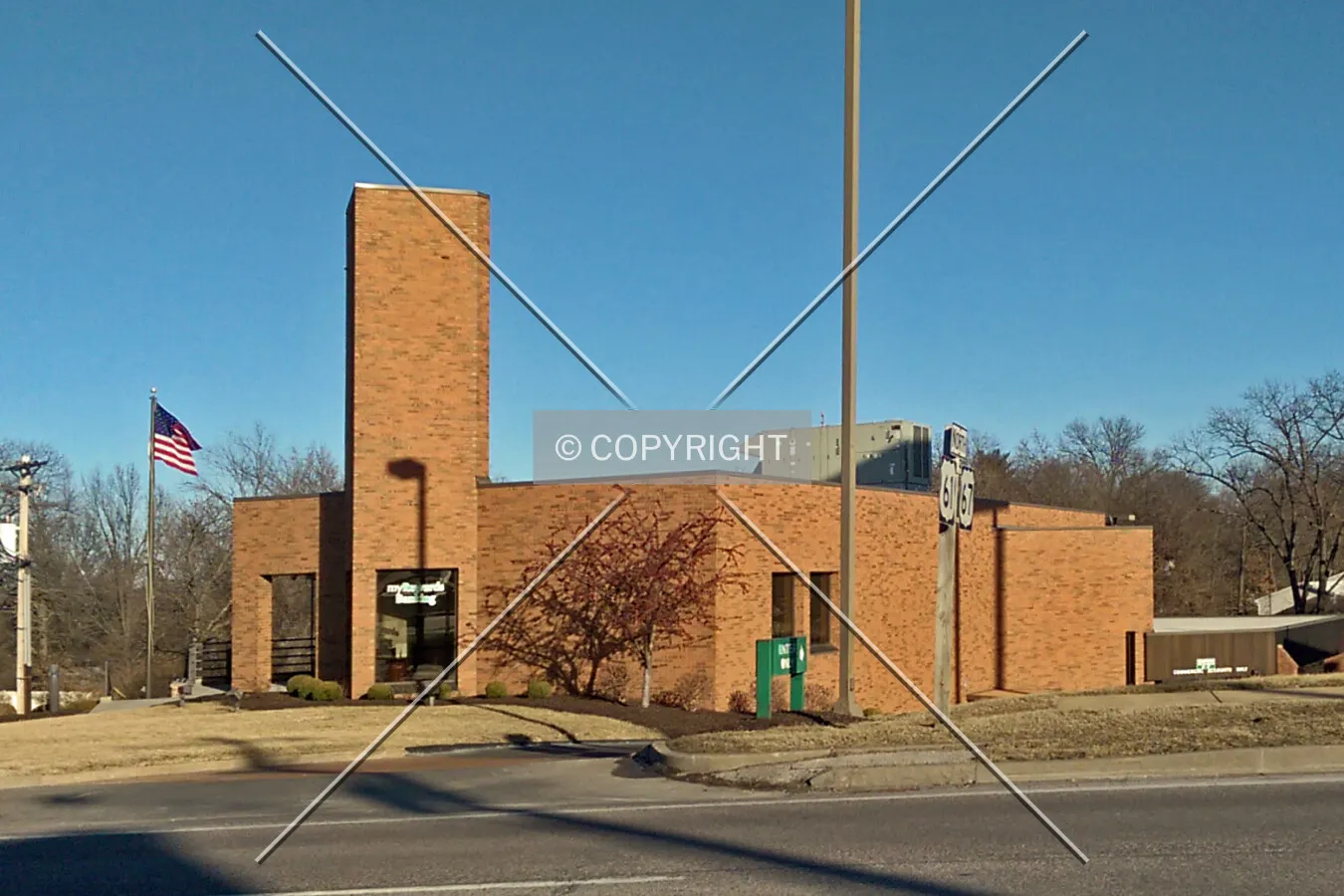 View from the west; March 7, 2015