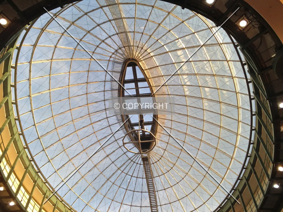 The skylights at CentrO Shopping Center in Oberhausen