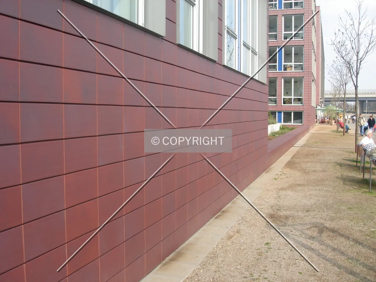 Facade at channel