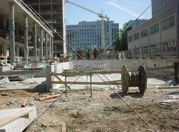 Entrance to the underground car park