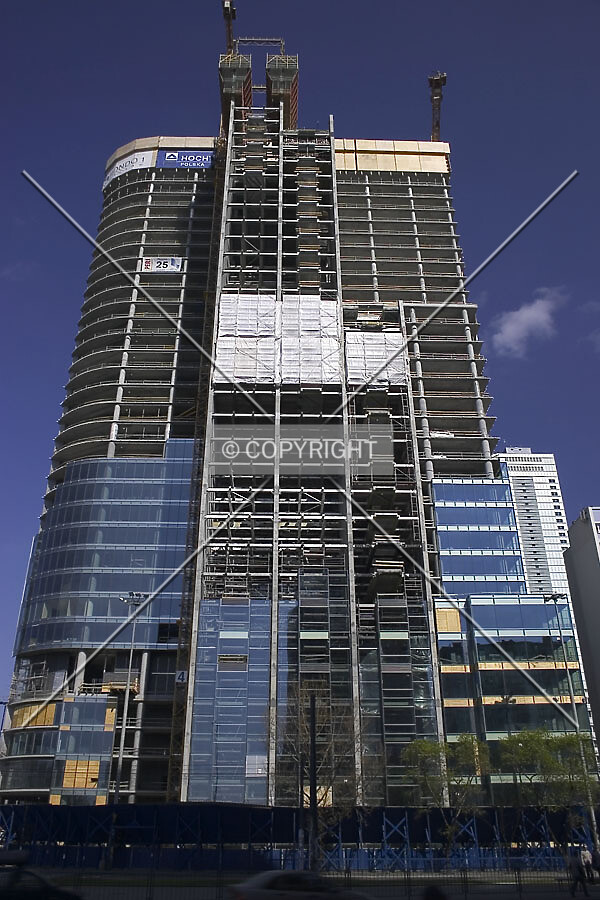 Looking up the west side