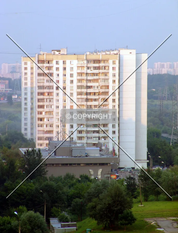 Distant view from the northwest