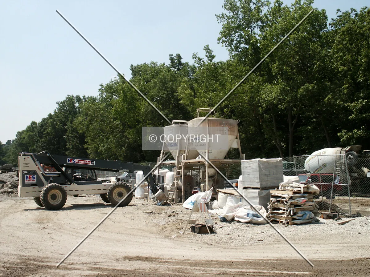 Western edge of the site near the north gate