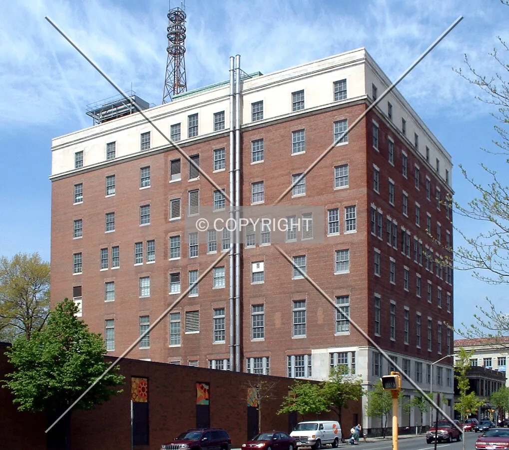 View from the southeast along Dwight Street