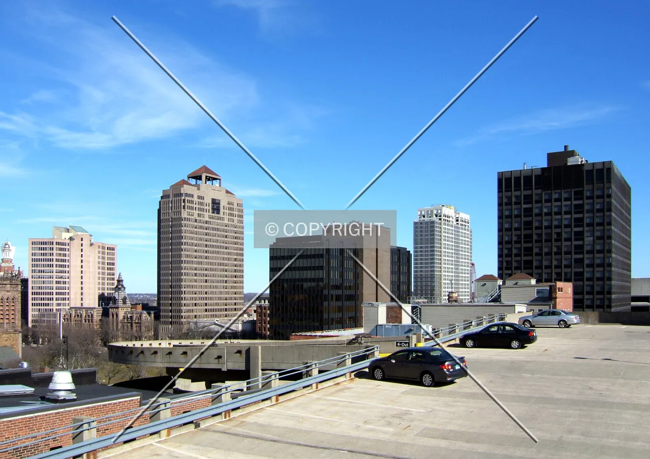 Downtown from the southwest