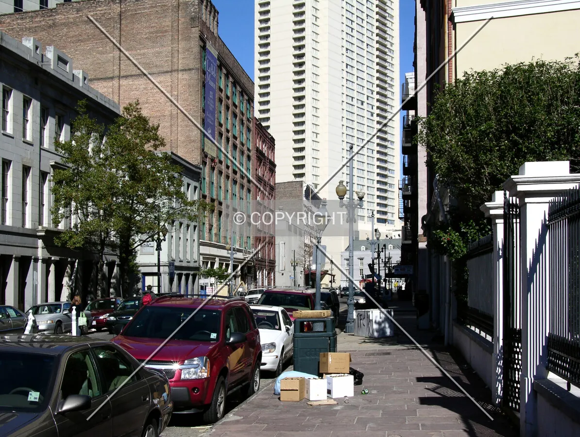 Looking north from Poydras Street