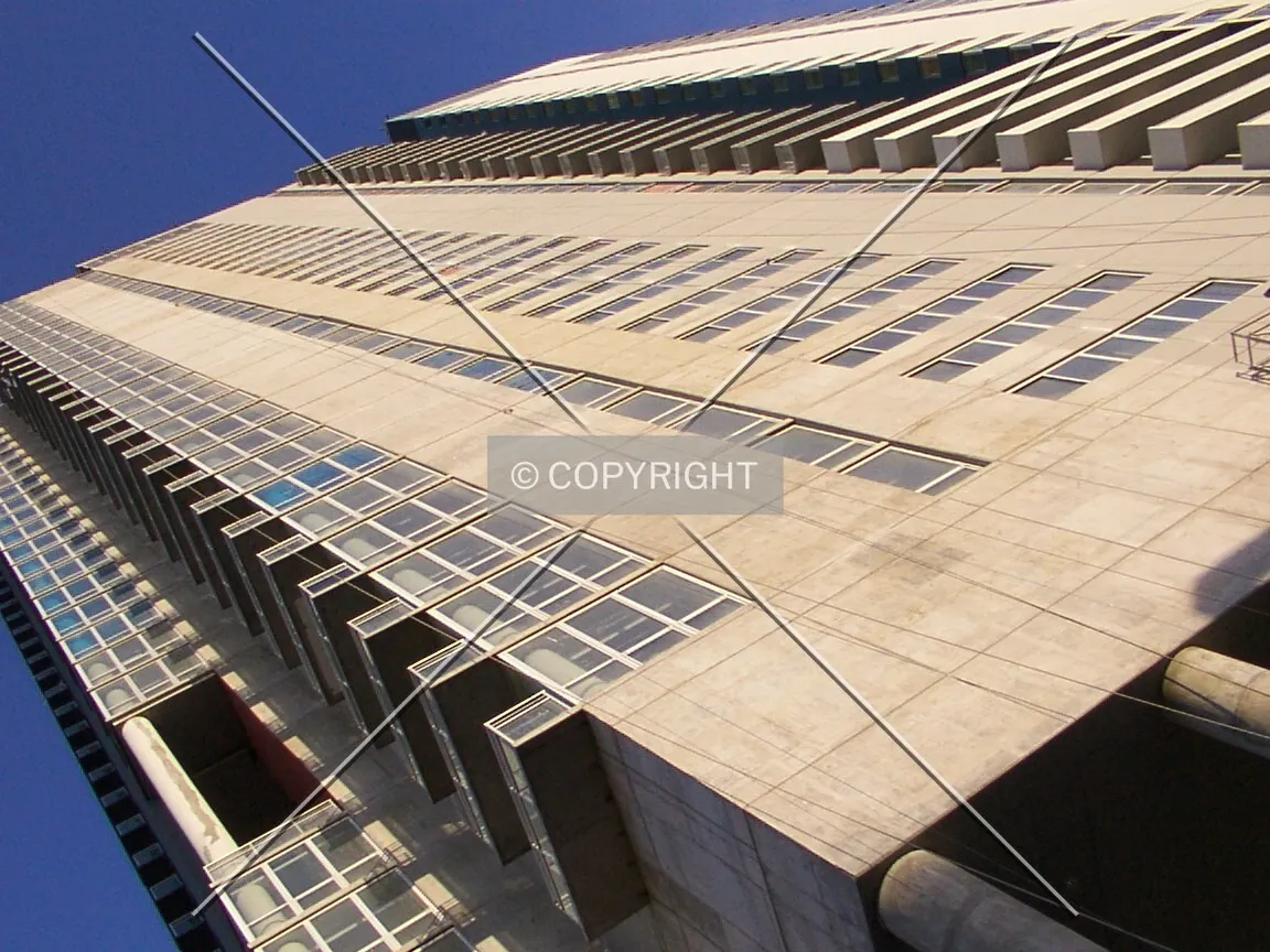 Looking up the northwest corner; 9 March 2003