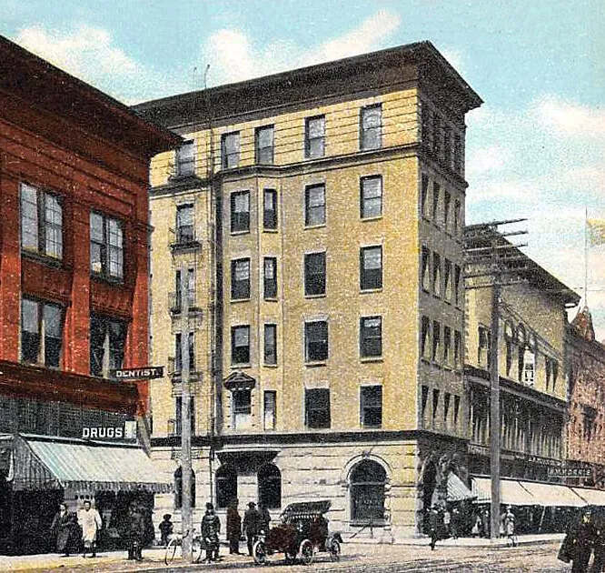 Vintage view from the south