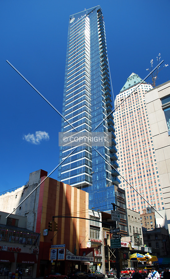 View from the south along 8th Avenue