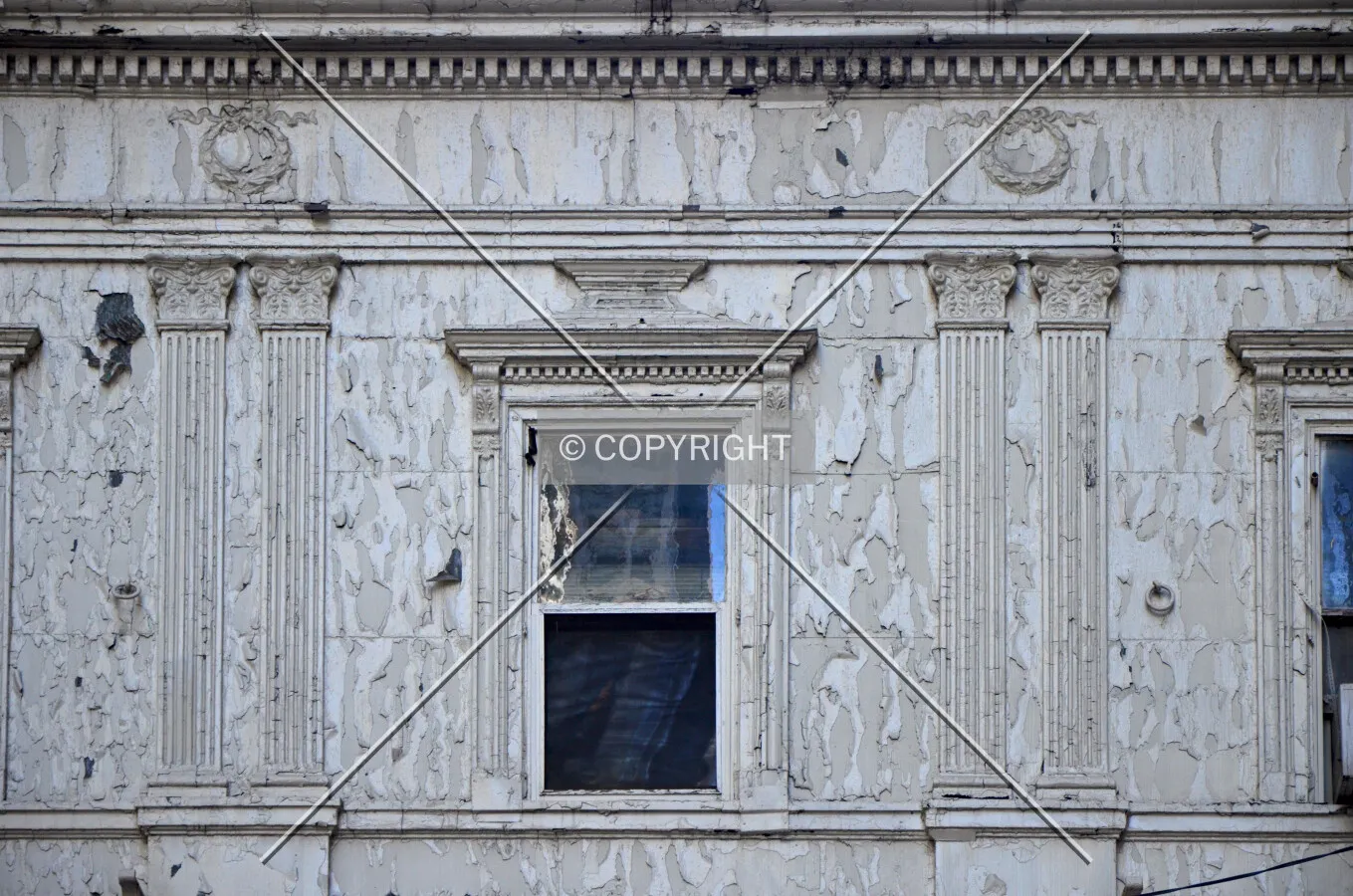 Station house facade detail: March 7, 2015.