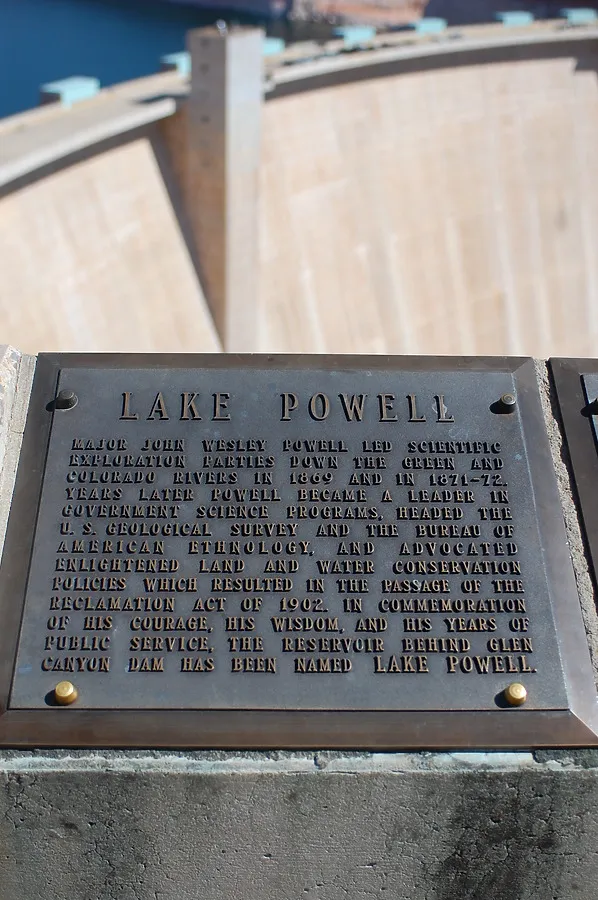 Lake Powell plaque