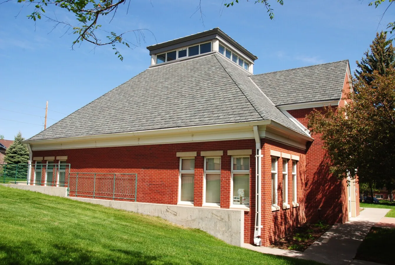 View from the southeast