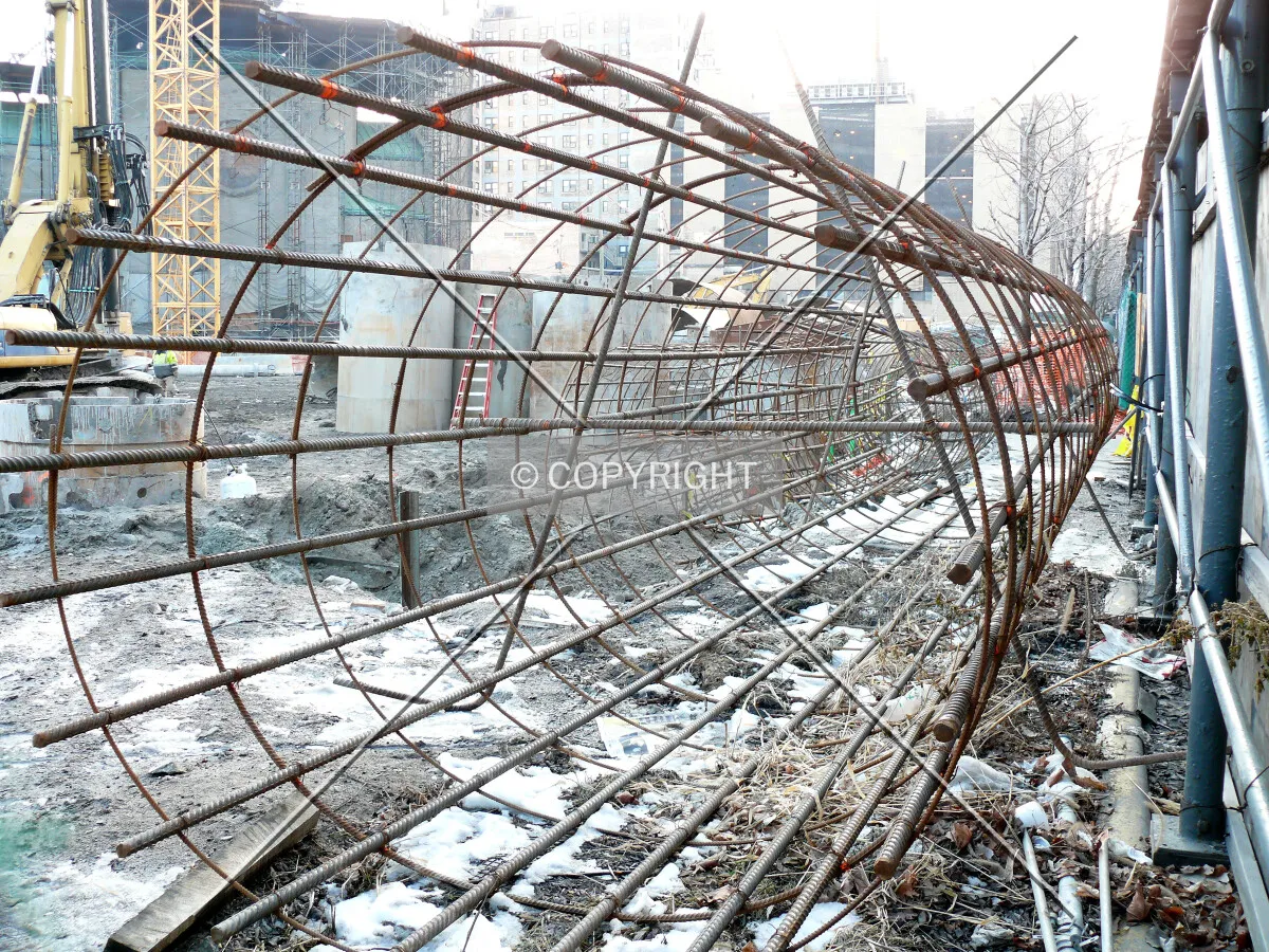 Caisson rebar cage