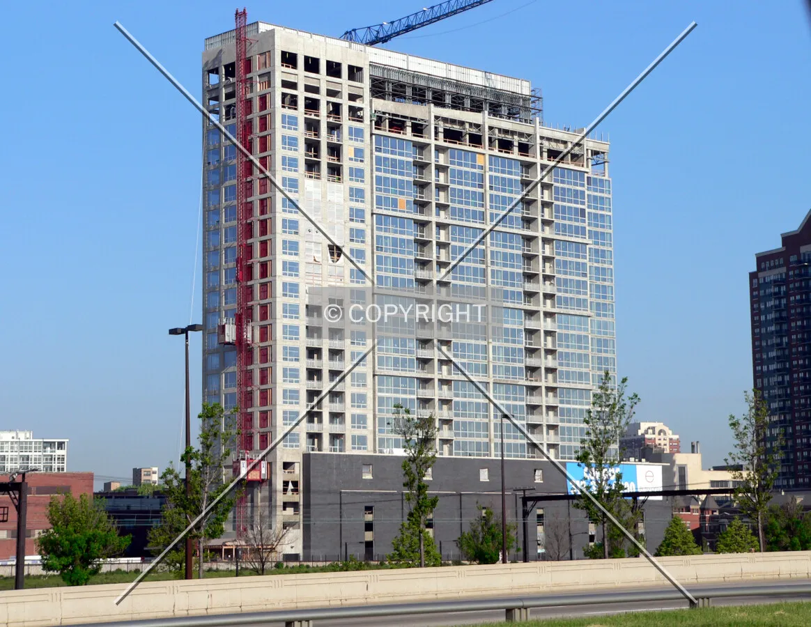 View to the northwest from Lake Shore Drive