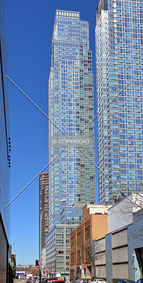 View from the southeast at 41st Street and 11th Avenue