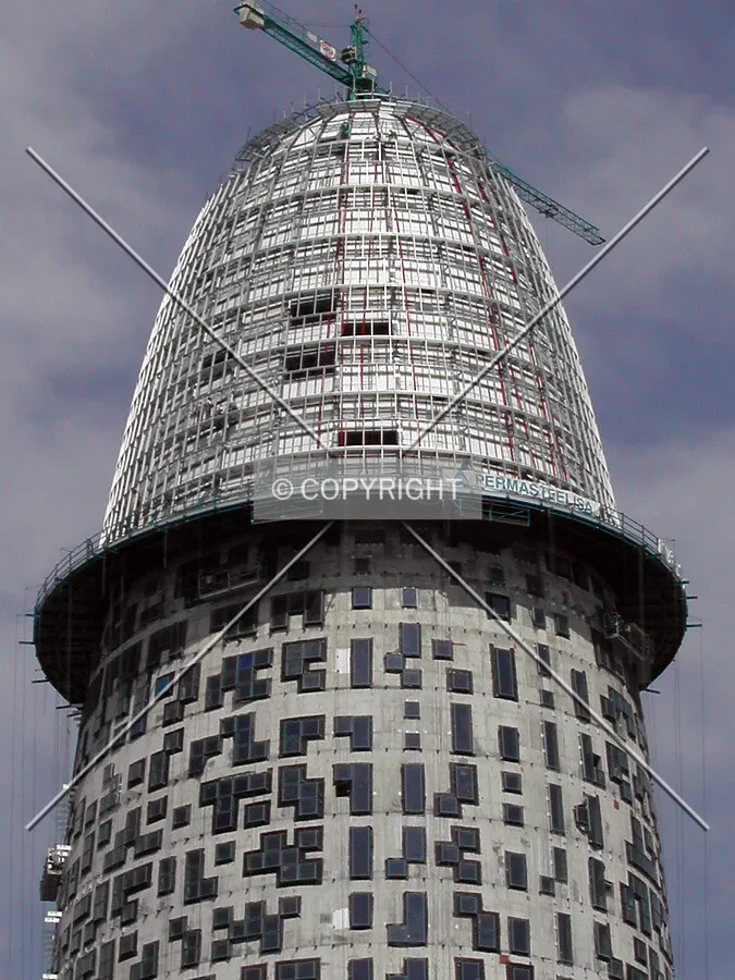 Steel dome seen from south