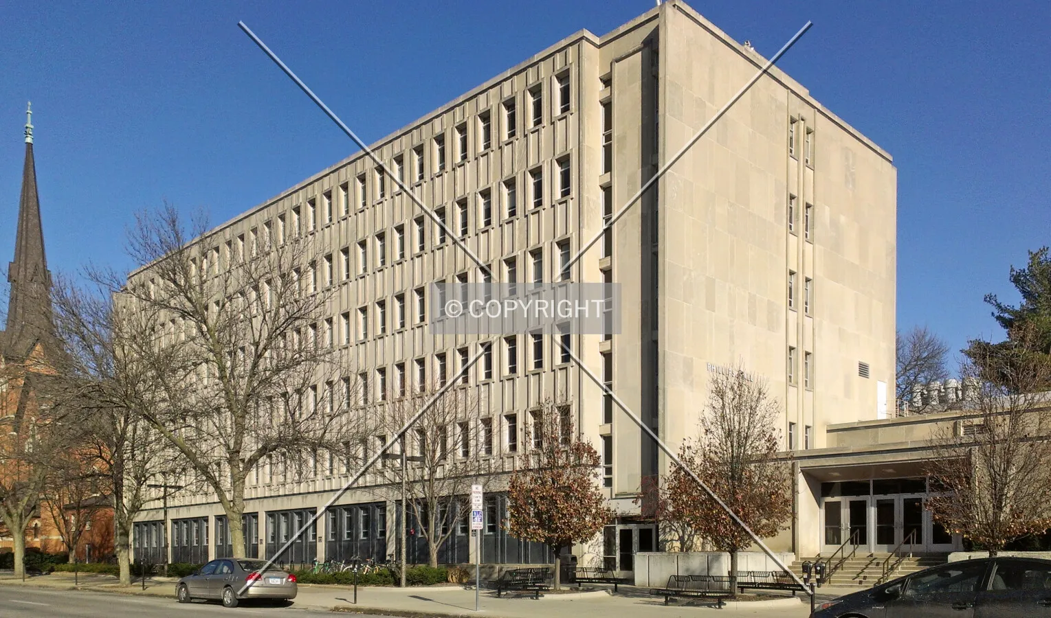 View from the southwest